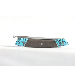 Le Thiers Liner Lock lave et turquoise