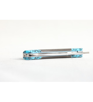 Le Thiers Liner Lock lave et turquoise