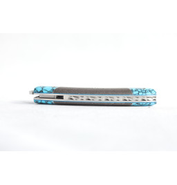 Le Thiers Liner Lock lave et turquoise