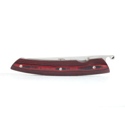 Le Thiers Liner Lock micarta lin rouge noir